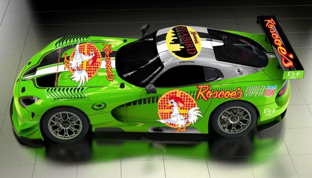 This Roscoe's House of Chicken and Waffles Dodge Viper Is Amazing