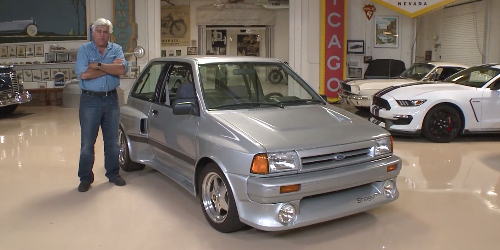 Jay Leno S Garage Jay Leno Drives Ford Festiva Shogun