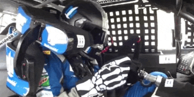 Watch Dale Earnhardt Jr. Lose His Steering Wheel at Talladega