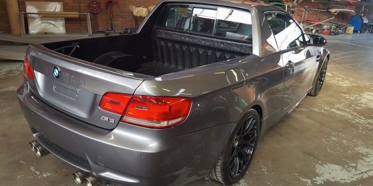 Someone Turned a BMW E92 M3 Into a Pickup Truck