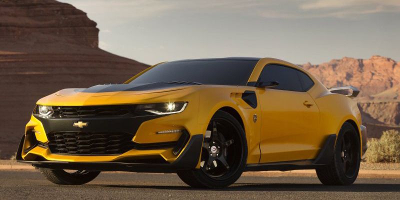 yellow chevy camaro bumblebee