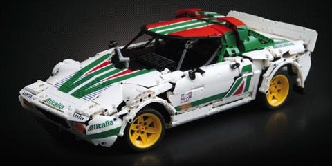 This Lego Lancia Stratos Rally Car Needs To Become A Real Set
