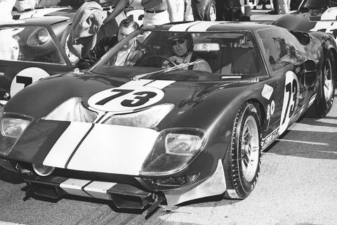 <p>This is where it all began. Ford handed the reins of the GT40 program, then one year old, to Carroll Shelby. No matter that he was busy with his own successful Daytona Coupes—he knew Dearborn had to see just how worthy this program was. Miles and Ruby in the #103 prototype fought Ferrari's 330P2 for first place before ending in a Shelby sweep: GT40, Daytona, GT40. It was the GT40's first victory over Ferrari. It wouldn't be the last. </p>