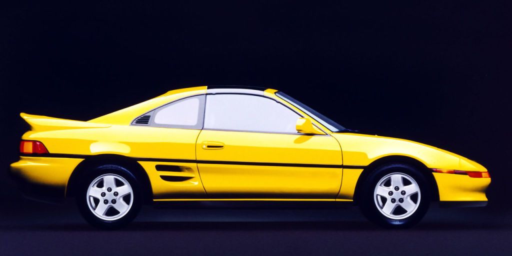 おまけ追加 EBBRO トヨタ MR2 (SW20) 1989年 イエロー - メルカリ