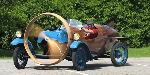 Unsurprisingly A Propeller Ed Car With Rear Steering Isn T Image