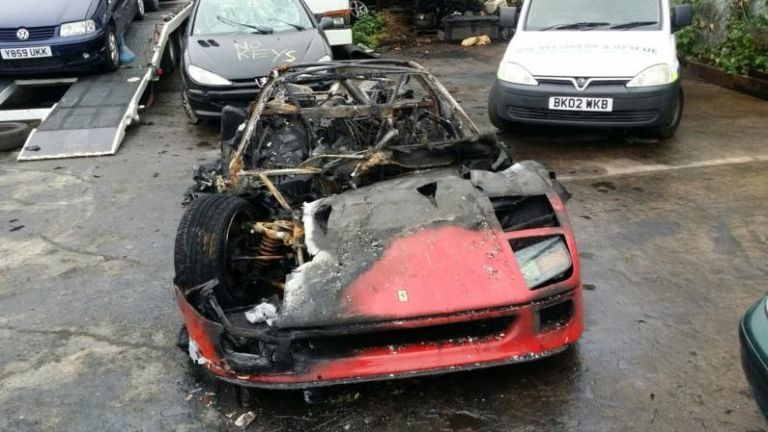 Black beauty: Rebuilt, reborn Ferrari F40 going under the ha - Driven Car  Guide