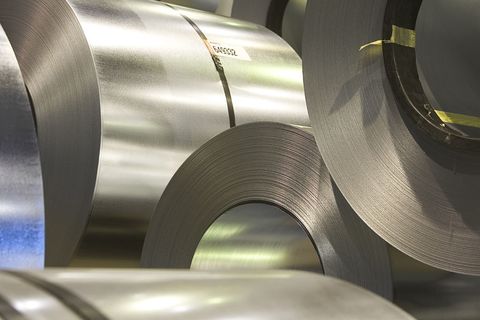 <p>A sheet of aluminum is formed much the same way as steel: ingots are heated to 1,000 degrees Fahrenheit and rolled between pins into sheets. From there they can go into beer cans or cars, but the process is the same—just the chemical composition changes. An automobile can carry up to 15 different aluminum alloys, all strengthened with copper and silicon.&nbsp;<span class="redactor-invisible-space" data-verified="redactor" data-redactor-tag="span" data-redactor-class="redactor-invisible-space"></span></p>