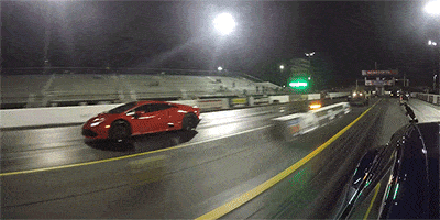 Tesla vs Lamborghini Drag Race Model S P100D races 
