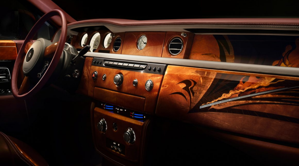 Rear Right Door Upper Wood Trim Panel Molding OEM Rolls Royce Phantom 2004   Pacific Motors