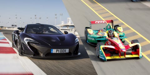 The First Formula E Racers Used A Mclaren P1 Motor Formula E S Single Seaters Might Be All About The Future But They Actually Share A Lot With Today Conventional Race Cars And One Notable Street Car
