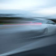 speeding car
