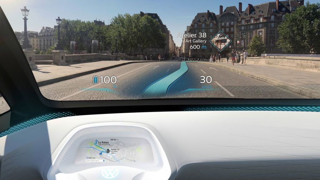 VW's Future Electric Car Will Have an Augmented Reality Navigation System