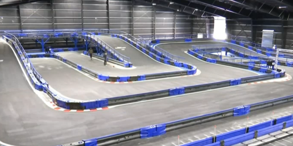 indoor race car track