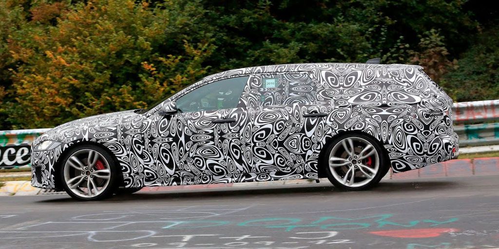 Watch the Jaguar XF Sportbrake Hustle Around the Nurburgring