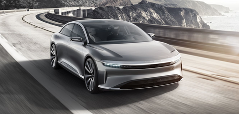 The Lucid Air Packs 1000 Hp And 400 Miles Of Range In An All Image