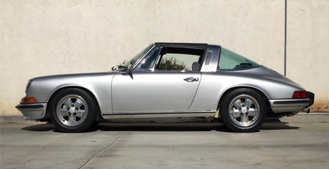 This Electric Porsche 911 Targa Uses A Battery From Crashed Tesla Image