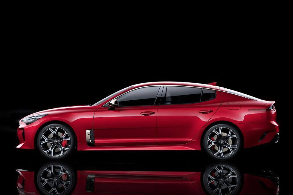 <p>The best thing we've seen so far is, surprisingly, from Kia. The&nbsp;<a href="http://www.roadandtrack.com/car-shows/detroit-auto-show/news/a32182/this-is-the-gorgeous-rear-wheel-drive-kia-stinger-gt/" data-tracking-id="recirc-text-link">Kia Stinger GT</a> is a 365 horsepower, rear-wheel drive sedan that looks like a mix of many of our favorite cars. We can't wait to drive it.</p>