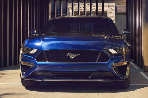 New Ford Mustang V8 GT with Performance Package in Kona Blue
