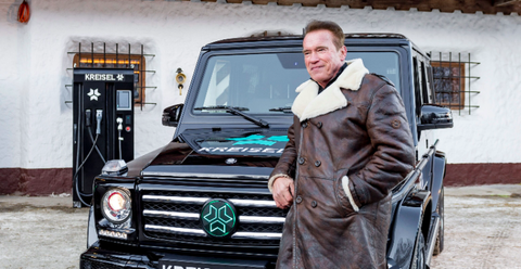 Arnold Schwarzeneggar Electric G-wagen