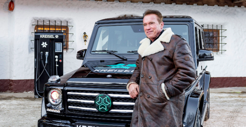 Arnold Schwarzenegger S New Electric G Wagen Does 0 60 In 5 6 Silent Image Kreisel Electric