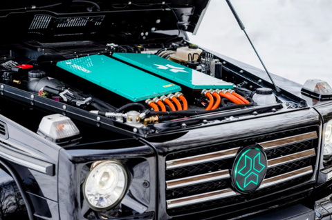 Arnold Schwarzenegger S New Electric G Wagen Does 0 60 In 5 6 Silent Kreisel Electric