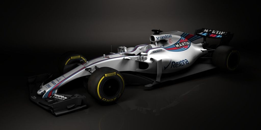 This Is the Gorgeous Martini-Liveried Williams F1 Car for 2017