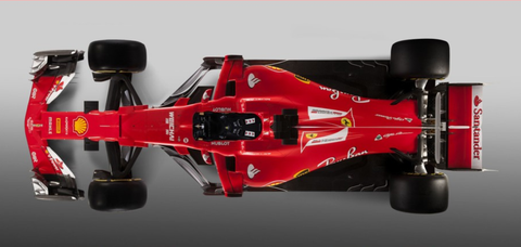 Ferrari Shows Off Its Ger Wider Meaner F1 Car For 2017 Image Scuderia Ferrari