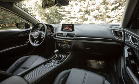 Inside the Mazda3 hatchback
