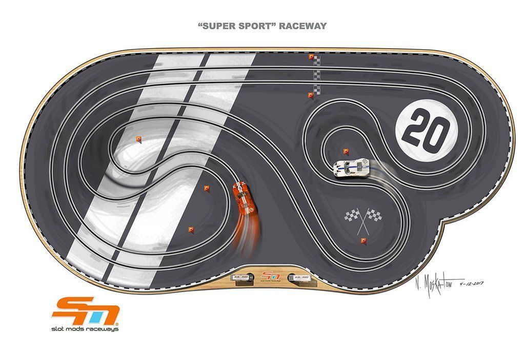 Huge slot cheap car track