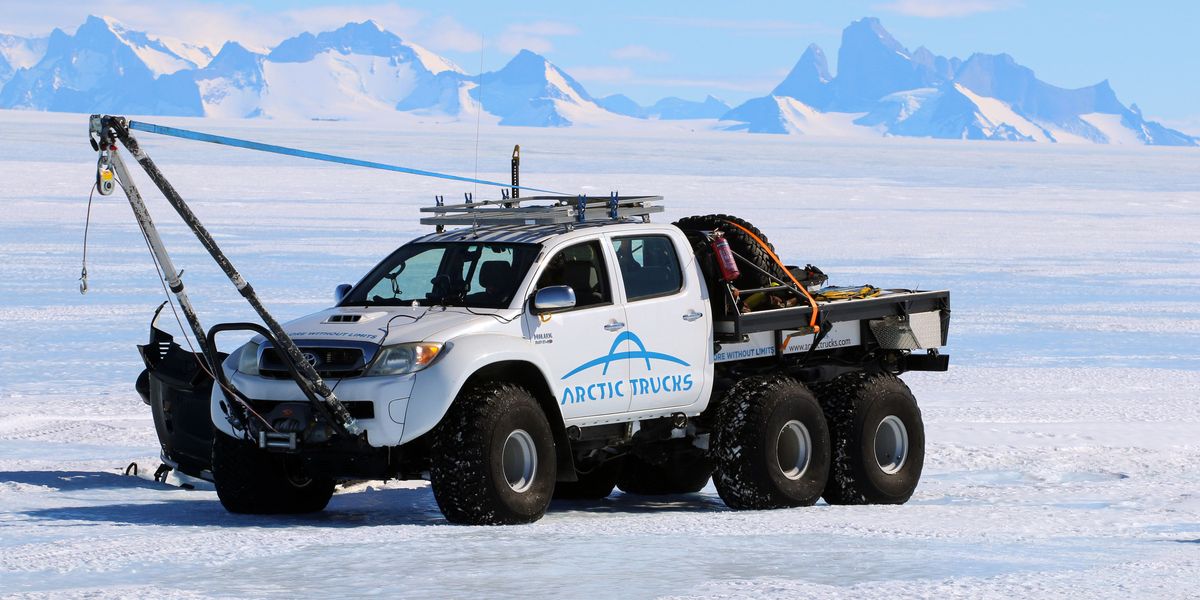 Arctic Trucks Found a New Route Across Antarctica