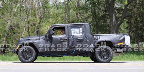 2019 Jeep Wrangler Pickup Spy Photos Pictures Of New Jl Image