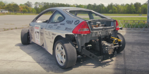 This Mid Engine Flat Six Ed Autocrosser Started Life As A Image Thatdudeinblueyou The First Generation Honda Insight