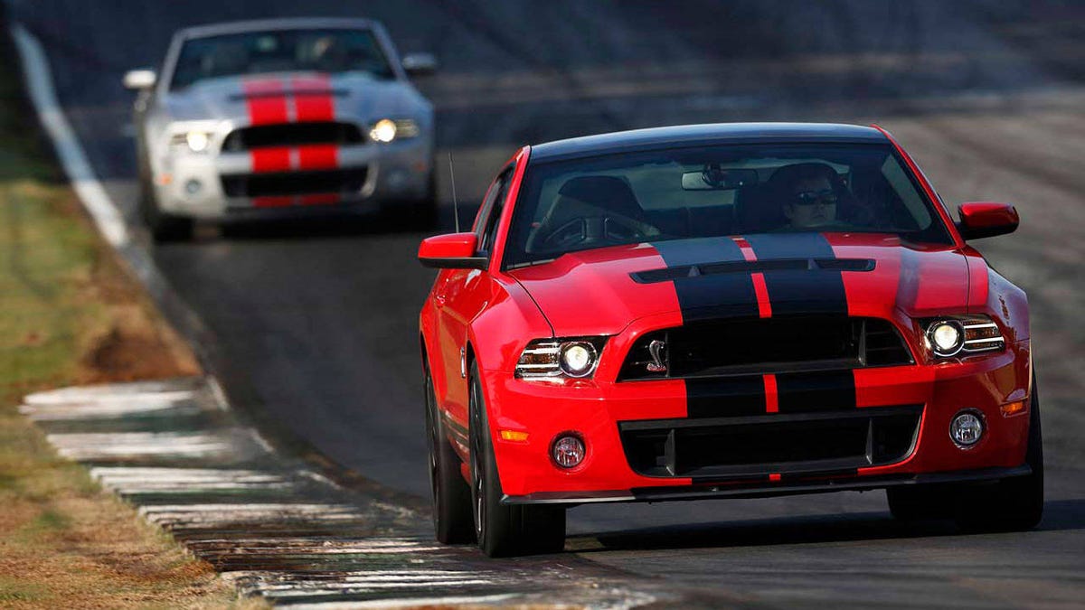 Race Red 2013 Ford Mustang Shelby Gt 500 Coupe