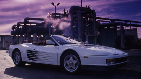 Double Header Convertible Ferrari Testarossas Sept 1987