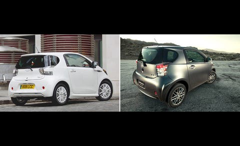 Photos High End Vs Low Aston Martin Cygnet And Scion Iq Low End Aston Martin Cygnet And Scion Iq