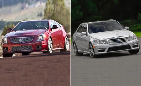 2017 Cadillac Cts V Coupe Vs 2010 Mercedes Benz E63 Amg Full Image