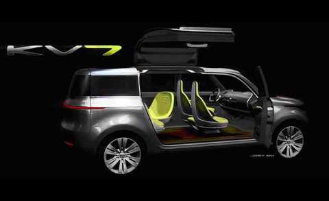 Kia Kv7 Concept Detroit Auto Show Preview