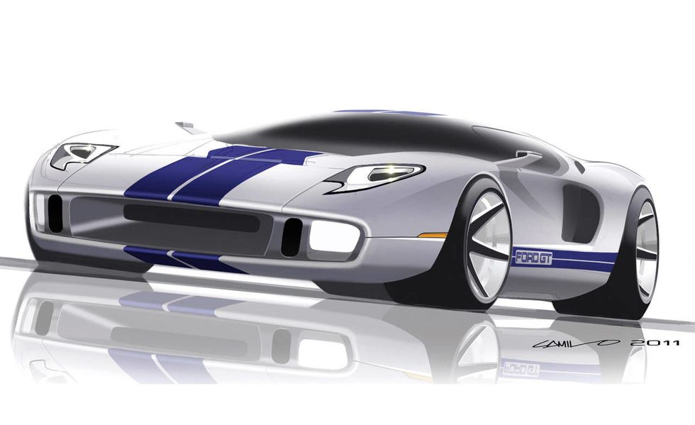 Exclusive Future Ford GT Design by Camilo Pardo