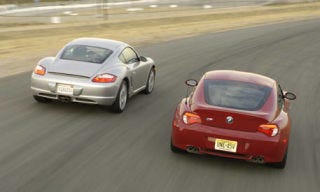 Photos 2006 Bmw Z4 M Coupe Vs 2006 Porsche Cayman S