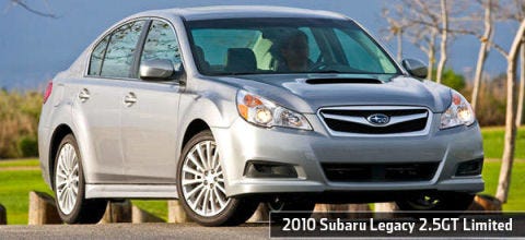wallpapers 2010 Subaru Legacy Gt Limited 2010 subaru legacy 2 5gt limited