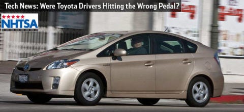 Were Toyota Driverting The Wrong Pedal Early Results From The U S Dept Of Transportation National Highway Traffic Safety Administration Suggest That Some And Drivers Have Been Firmly On