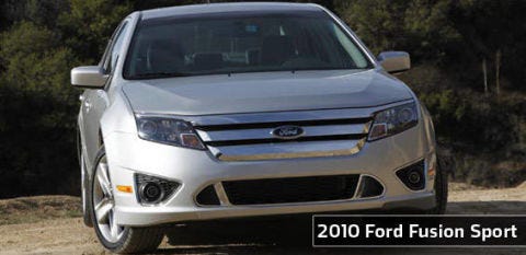 First Look at the New 2010 Ford Fusion Sport s and