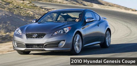First Look At The New 2010 Hyundai Genesis Coupe Photos And Just Korean Car Giant Hyundai S Super Bowl Commercials Ear To Have Been A Hit With Consumers At Least The Ones I Watched Steelers Down Cardinals