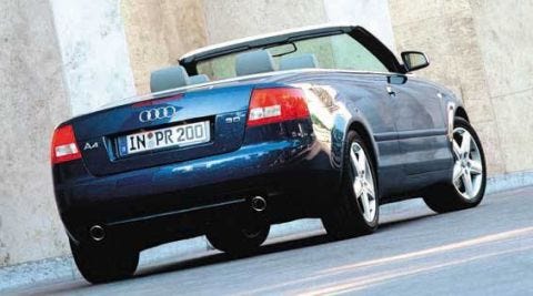 2003 Audi A4 Cabriolet First Drive Full Review Of The New 2003