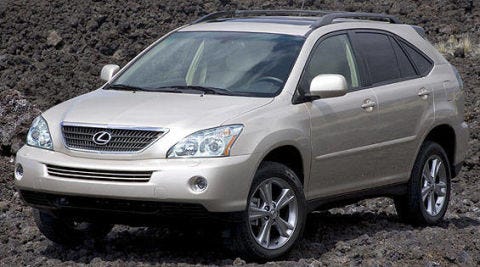 lexus rx400h 0-60