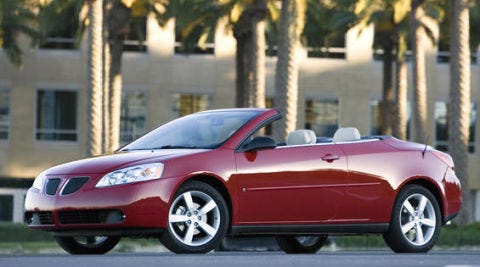 View The Latest First Drive Review Of 2007 Pontiac G6 Gtp Summer S Almost Over So You Ve Certainly Seen One By Now New G6 Retractable Hardtop Convertible Which Went On In April And Is Based A