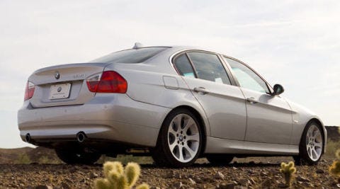 2007 bmw 335i sedan tire size