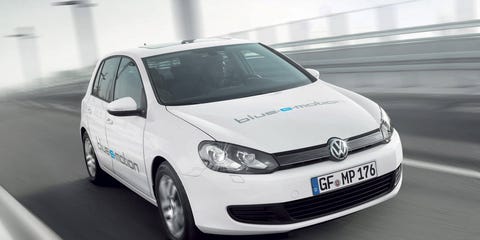 Photos Volkswagen Golf Blue E Motion