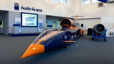 Bloodhound SSC Sponsorship Announcement Photos - Rolls Royce ...