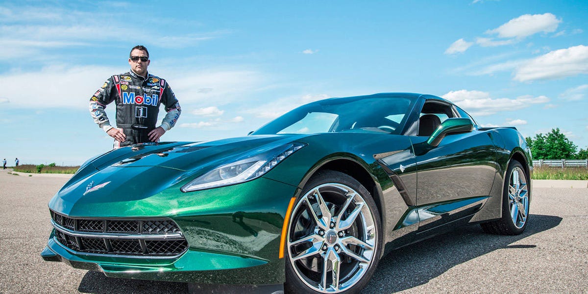 Tony Stewart Drives the 2014 Corvette C7 Stingray - 2014 ... Tony Stewart Drives the 2014 Corvette C7 Stingray - 2014 ...